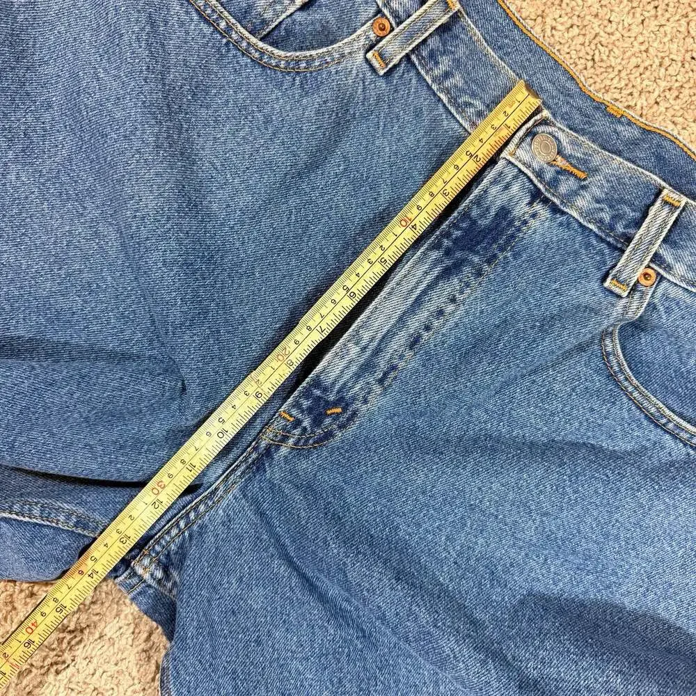 Levis 550 Relaxed Fit Denim Jean Shorts Mens‎ 38 Medium Wash Cotton EUC